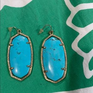 Kendra Scott turquoise earrings